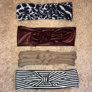 Bundle Baby Girl Headbands, Size 6-12 Months